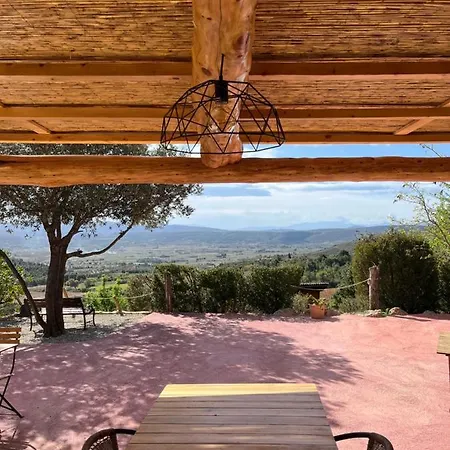D'hotes Avec Vue Panoramique - Saint Roch Panzió Tuchan